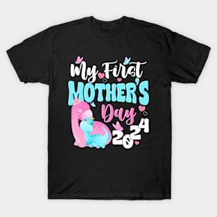 My First Mothers day 2024  Mom Mothers Day T-Shirt